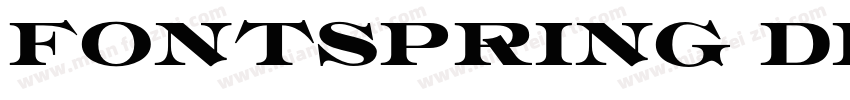 FONTSPRING DEMO   Destra Bold字体转换